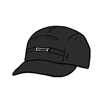 Pre-owned Supreme Name Plate Camp Cap In Black