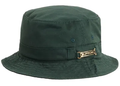 Pre-owned Supreme Name Plate Crusher Hat In Dark Green