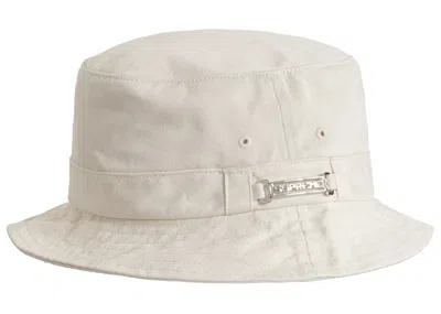 Pre-owned Supreme Name Plate Crusher Hat In Natural