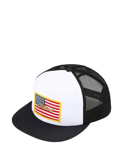 Supreme Name Plate Mesh Back 5-panel Cap In Black