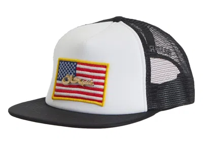 Pre-owned Supreme Name Plate Mesh Back 5panel In Black