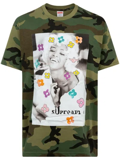 Supreme Naomi Print T-shirt In Green