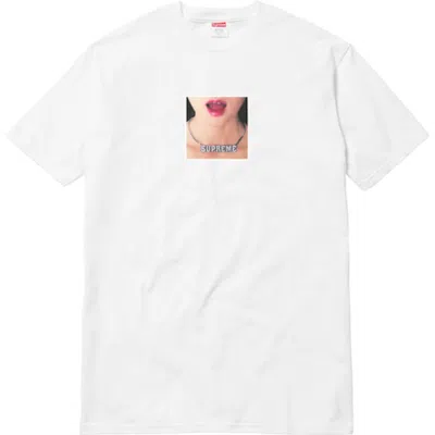 Pre-owned Supreme Necklace Tee Shirt In White