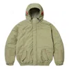 Supreme Needlepoint Hooded Jacket 'olive Green'