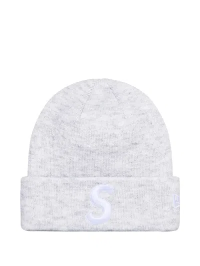 Supreme New Era® Beanie In Grey