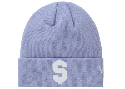 Pre-owned Supreme New Era $ Beanie In Light Purple