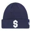 Supreme New Era $ Beanie Ss24 'navy' In Blue