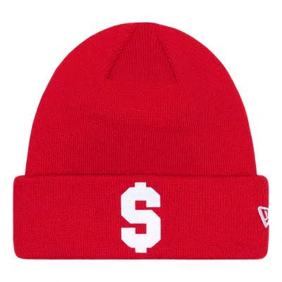 Supreme New Era $ Beanie Ss24 'red'