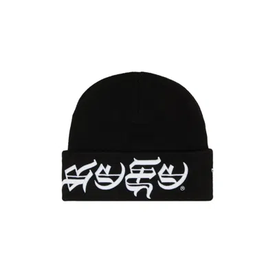 Pre-owned Supreme New Era Blackletter Beanie 'black' | Men's Size Onesize