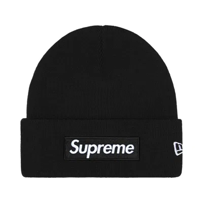 Pre-owned Supreme New Era Box Logo Beanie 'black' | Men's Size Onesize