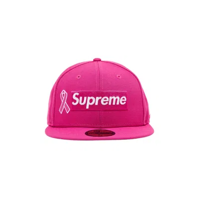 Pre-owned Supreme New Era Breast Cancer Awareness Box Logo 'pink' | Men's Size 8