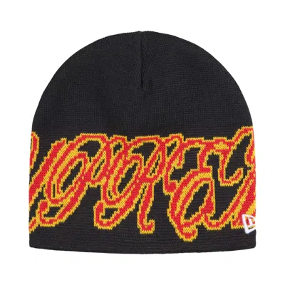 Pre-owned Supreme New Era Cursive Beanie 'dark Navy' | Blue | Men's Size Onesize