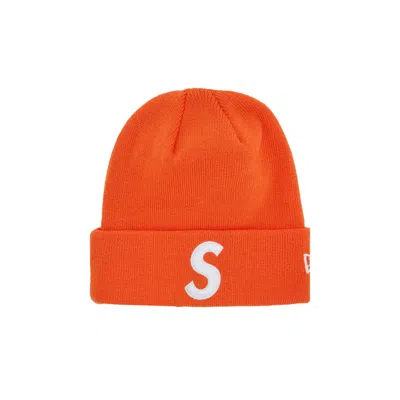 Pre-owned Supreme New Era S Logo Beanie 'orange' | Men's Size Onesize