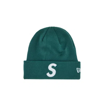 Pre-owned Supreme New Era S Logo Beanie 'pine' | Green | Men's Size Onesize