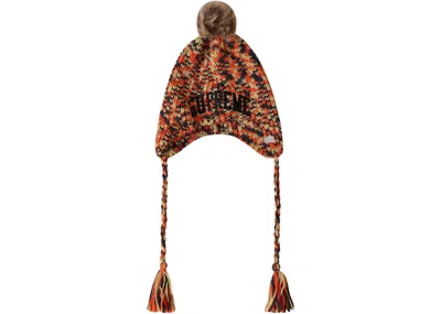 Pre-owned Supreme New Era Toboggan Beanie In Orange