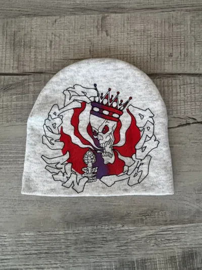 Pre-owned Supreme New World Order Beanie In Gray