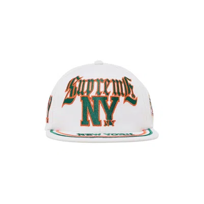Pre-owned Supreme New York 6-panel 'white' | Men's Size Onesize