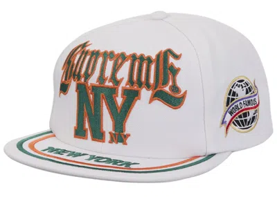 Pre-owned Supreme New York 6panel In White