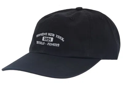 Pre-owned Supreme New York Arc 6panel In Black