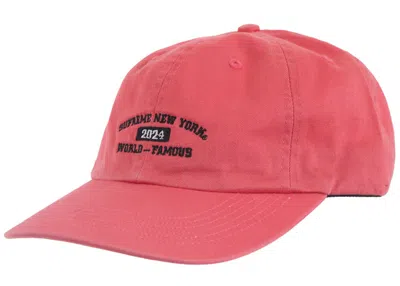 Pre-owned Supreme New York Arc 6panel In Peach