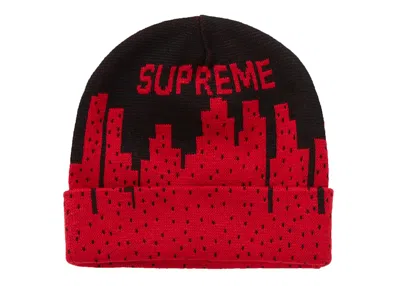 Pre-owned Supreme New York Beanie In Black