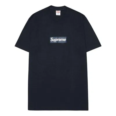 Supreme New York Yankees Box Logo T-shirt 'black White' In Multi