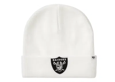 Pre-owned Supreme Nfl X Raiders X '47 Beanie In White