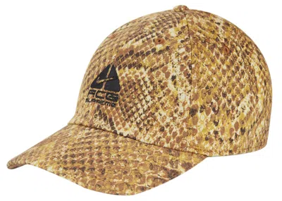 Pre-owned Supreme Nike Acg Denim 6panel In Gold Snakeskin