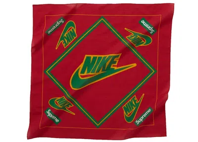 Pre-owned Supreme Nike Bandana In Red
