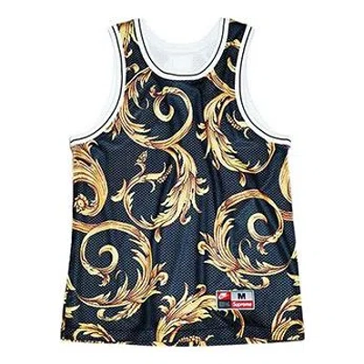 Supreme Nike Basketball Jersey Black In Gray