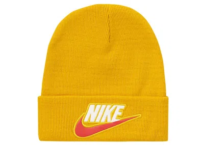 Pre-owned Supreme Nike Beanie In Mustard