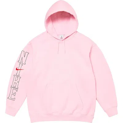 Pre-owned Supreme Nike Hooded Sweatshirt Light Pink Size S Confirmed Order