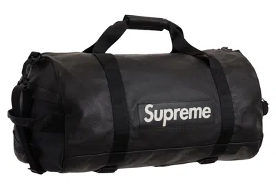 Pre-owned Supreme Nike Leather Duffle Bag In Black