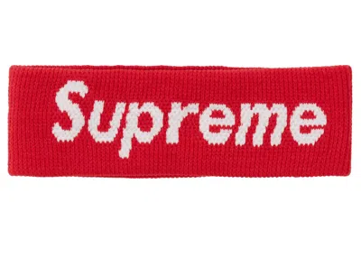 Pre-owned Supreme Nike Nba Headband In Red