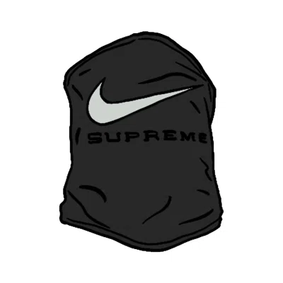 Pre-owned Supreme Nike Neck Warmer In Black