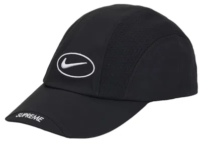 Pre-owned Supreme Nike Running Hat In Black