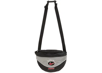 Pre-owned Supreme Nike Shoulder Bag In Silver