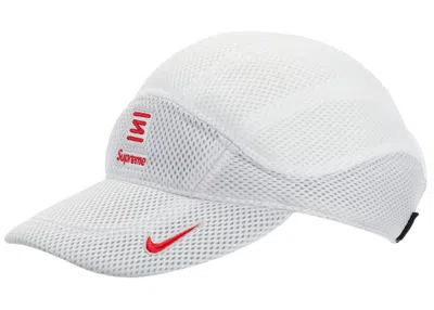 Pre-owned Supreme Nike Shox Running Hat In White
