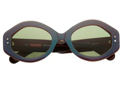 Pre-owned Supreme Nomi Sunglasses In Purple