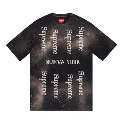 Pre-owned Supreme Nueva York S/s Top 'black' | Men's Size Xl