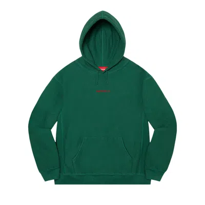 Pre-owned Supreme Number One Hooded Sweatshirt 'dark Green' | Men's Size L