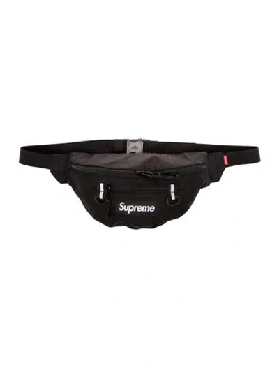 Pre-owned Supreme Nylon Belt Bag In Black