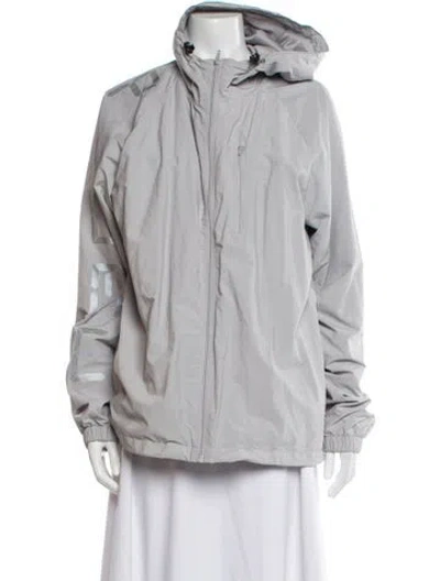 Pre-owned Supreme Nylon Jacket In Gray