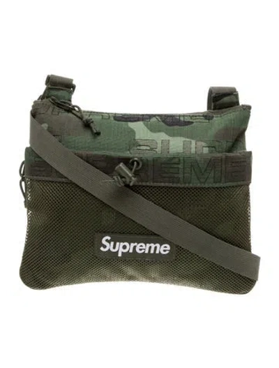 Pre-owned Supreme Nylon Messenger Bag In Green