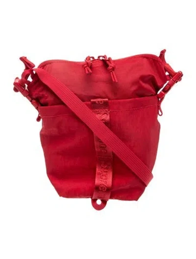 Pre-owned Supreme Nylon Messenger Bag In Red