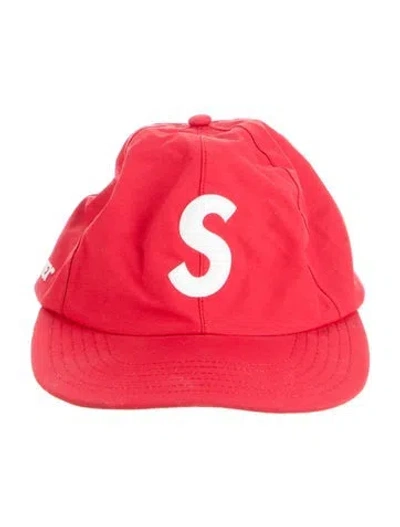 Pre-owned Supreme Nylon S Logo 6-panel Cap In Red