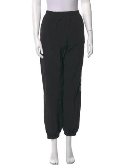 Pre-owned Supreme Nylon Skinny Leg Pants In Black