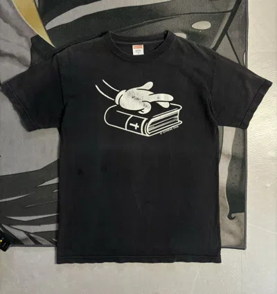 Pre-owned Supreme Oath Mickey Mouse Hand Ss06 Shirt In Black
