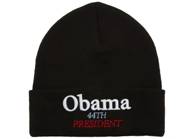 Pre-owned Supreme Obama Beanie In Black