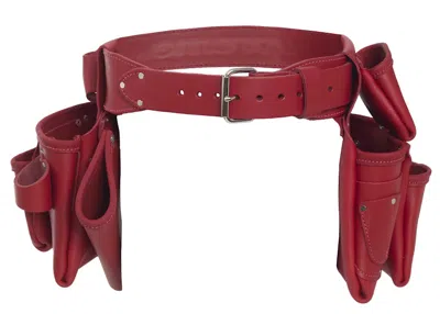 Pre-owned Supreme Occidental Leather Tool Belt In Red